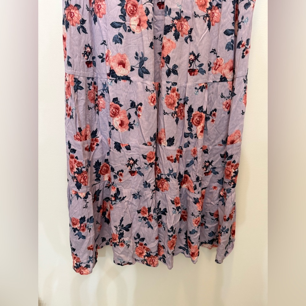 Knox Rose Lavender Floral Maxi Dress‎ - Size M - Picture 6 of 10